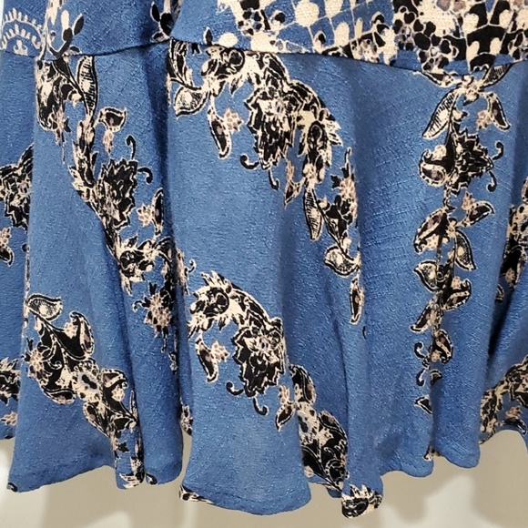 Free People Open Back Ruffle Hem Mini Dress … - Picture 4 of 10